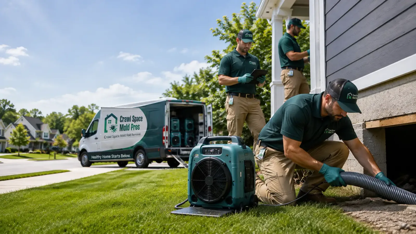 Crawl Space Mold Removal in Woodsfield, OH